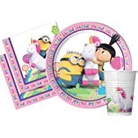 Los mejores  - Ciao – Minions Fluffy para 8 Kit Party Tabla- multicolor- S (8 personas)- y4678